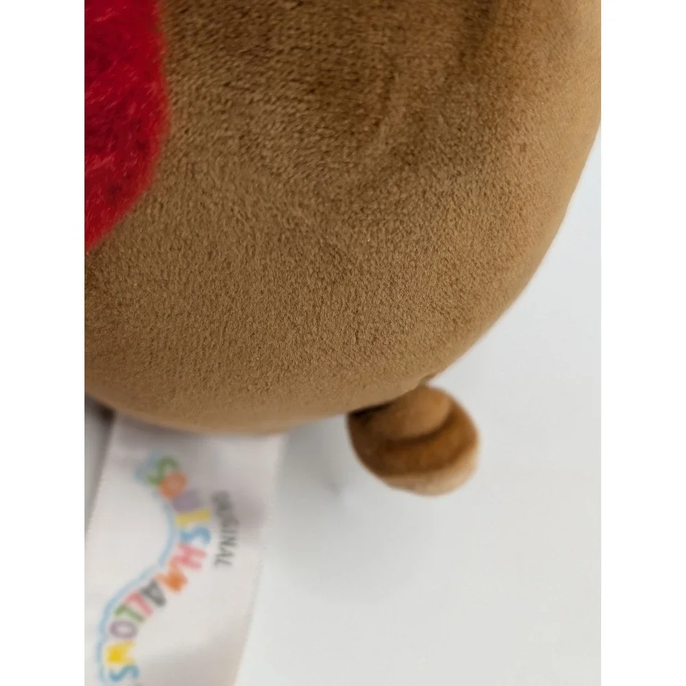 Squishmallows 4 Inch Dawn the Fawn Christmas Ornament Earmuffs‎ Snowflake Plush